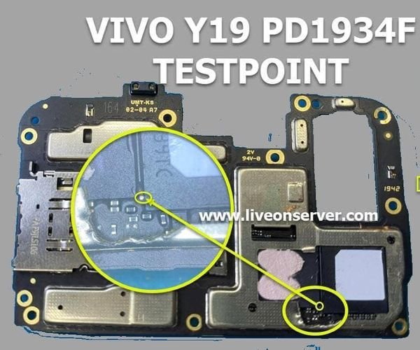 Vivo Y19 Test Point / EDL Point